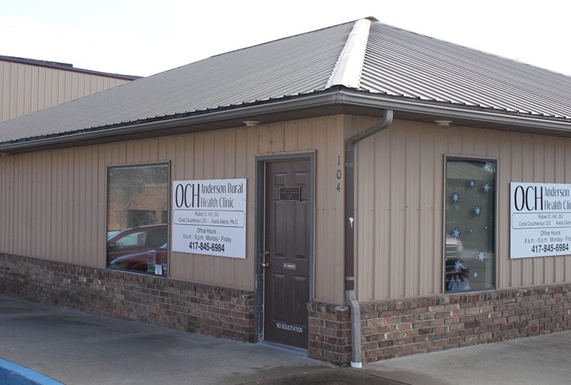 anderson rural health clinic